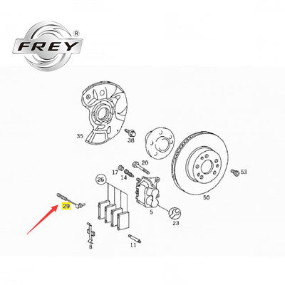 1405401217 Sensor Rem Depan Cocok Mercedes Benz W202 W210 W168 W140 W124